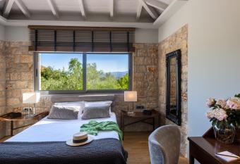 Anthemion Suites and Villas has rooms with a private hot tub