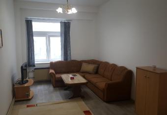 Apartm  n u   erven  ho kostela has Balcony rooms