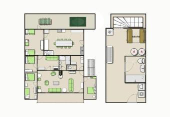 Chalet Le Meridien Etale - OVO Network has rooms with a private hot tub