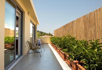 Acropolis View Luxury Apartment has rooms with a private hot tub