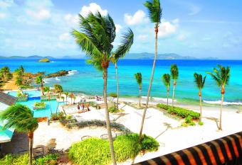 Luxury Beachfront Duplex Villa on Sapphire Beach IV has Balcony rooms