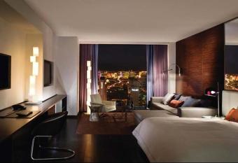 Palms Place Studio with Balcony & Strip View has Balcony rooms