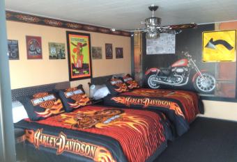 Galaxy of Harley Bikers Between Bryce and Zion allows 18 year olds to book a room