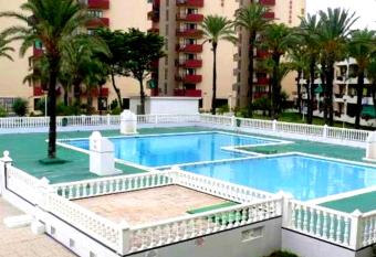 2 bedrooms appartement at San Javier 100 m away from the beach with sea view shared pool and furnished balcony has Balcony rooms