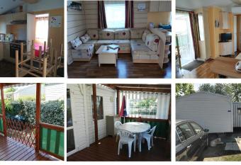 MOBIL HOME 43 dans Camping 4 Etoiles has rooms with a private hot tub