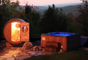 Fiddler Lake Resort has rooms with a private hot tub
