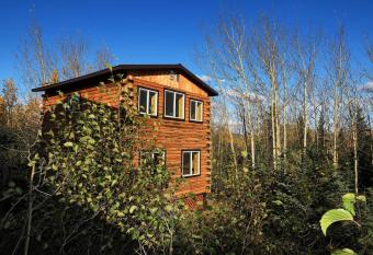 Denali Park View Family Log Cabin has Balcony rooms