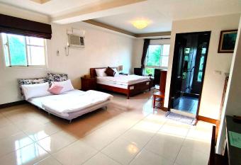       villa has rooms with a private hot tub