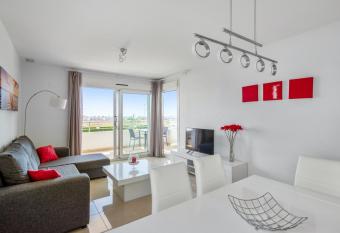 3 bedrooms apartment with sea view shared pool and enclosed garden at Orihuela 3 km away from the beach has Balcony rooms