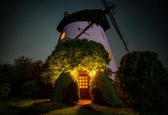 Windmill vacation home in Ledzin near Baltic Sea has Balcony rooms