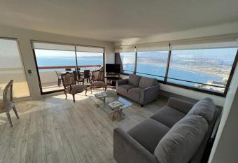 Departamento con insuperable vista Playa Amarilla Playa La Boca has Smoking/Balcony rooms