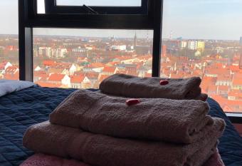 Sky-scraper has rooms with a private hot tub