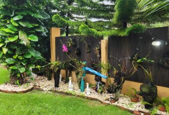 Villa 1 has rooms with a private hot tub