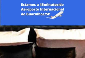 Pousada Casa dos Gattos - Pr  x ao Aeroporto Guarulhos has Balcony rooms