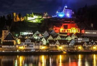 Natur und Neckarblick bei Heidelberg has Balcony rooms