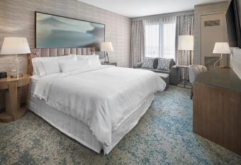 The Westin Calgary Airport has rooms with a private hot tub