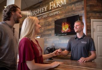 Hershey Farm Resort allows 18 year olds to book a room
