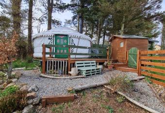 The Tall Pines Yurt has Balcony rooms