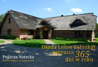 B  bnik  t Osada Le  na Puszcza Notecka has Balcony rooms