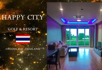 Happy City Golf & Resort has rooms with a private hot tub