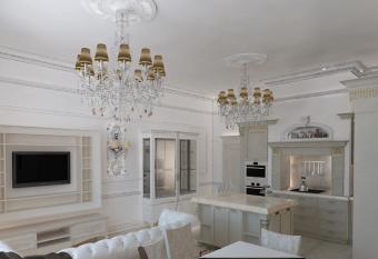 Kiev Lypki Signature Apartments has rooms with a private hot tub