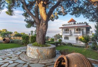 The Castle Panoramic Luxury Villa Evia has Balcony rooms