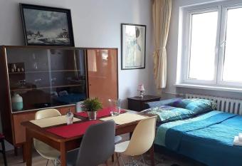 Modern retro apartament Katowice has Balcony rooms