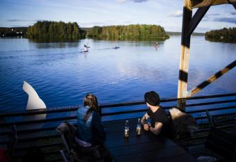 Lapland Hotels Ounasvaara Chalets has Balcony rooms
