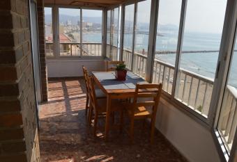 Apartment first line beach El Campello (Alicante) has Balcony rooms