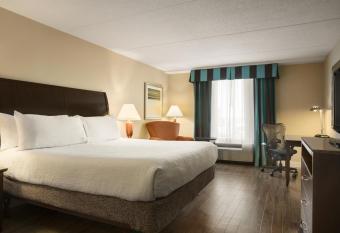Hilton Garden Inn Toronto/Vaughan has rooms with a private hot tub