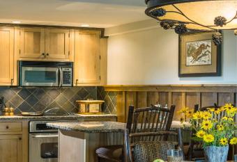 The Whiteface Lodge has rooms with a private hot tub