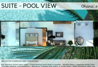 Ohana s Beachfront Resort & Beach Club has rooms with a private hot tub