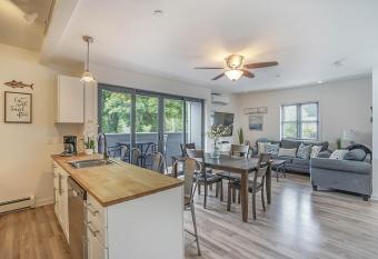 Downtown Saugatuck Condo with a Water Front View has Balcony rooms