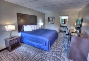 Budgetel Inn and Suites Plus Helen has rooms with a private hot tub