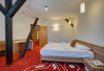 Hotel Ave Lux has rooms with a private hot tub