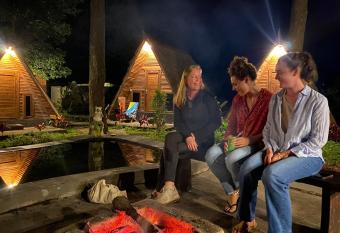 Triangle House and hot spring has Balcony rooms