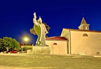 Studio Apartment in Nin with Balcony, Air Conditioning, Wi-Fi (3718-2) has Balcony rooms