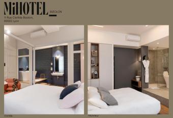 MiHotel Bizolon has rooms with a private hot tub