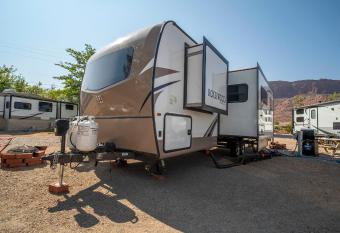 OK RV Rockwood Lite RV Fully Setup OK34 allows 18 year olds to book a room