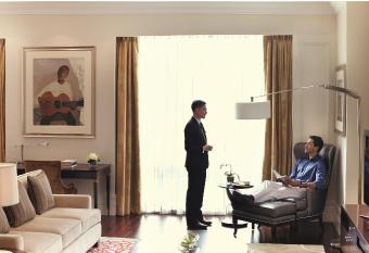 Raffles Makati has rooms with a private hot tub