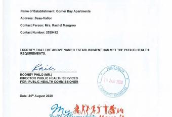 Corner Bay Apartments Beau Vallon,Mahe has Balcony rooms