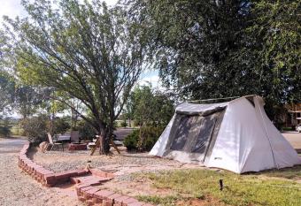 FunStays Glamping Setup Tent in RV Park #1 OK-T1 allows 18 year olds to book a room