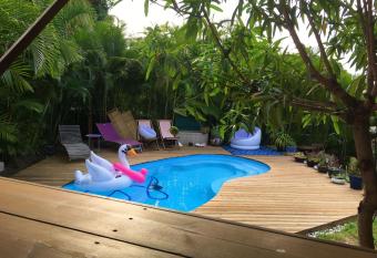 Bungalow d une chambre avec vue sur la mer piscine partagee et jardin clos a Saint Paul has Balcony rooms