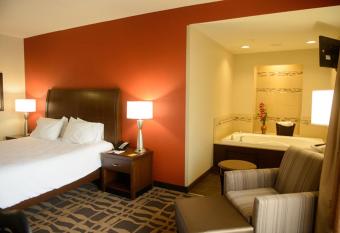 Hilton Garden Inn Dayton South / Austin Landing has rooms with a private hot tub