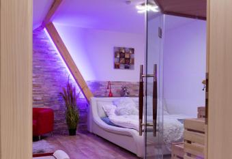 Romantick   wellness suite hotel Heinz has rooms with a private hot tub