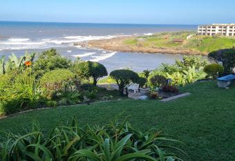 Aride 4 Awesome view of Uvongo main swimming beach from communal braai area has Balcony rooms