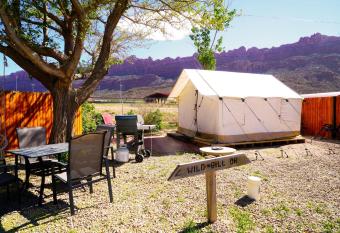 FunStays Glamping Setup Tent in RV Park #6 OK-T6 allows 18 year olds to book a room