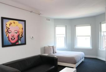 Furnished Newbury Street Studio, #6 allows 18 year olds to book a room