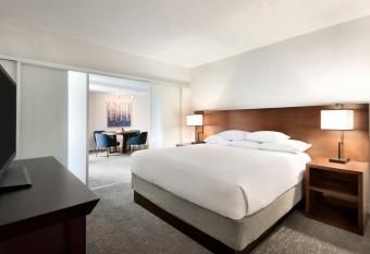 Hyatt Regency Schaumburg-Chicago has rooms with a private hot tub