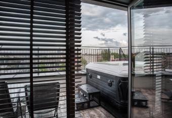 The Loft Hotel Adults Only has rooms with a private hot tub